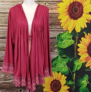 3/$21 Ulla Popken long cover up Size 24/26